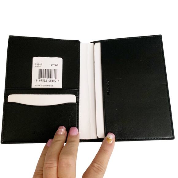 Coach Bronze Glitter Passport Case NWT Hard to Find - Picture 5 of 7